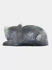 Мыло ручной работы "Кошка лежит серая"