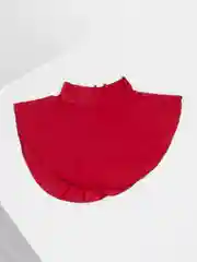 Красный воротник съемный, женский, стойка