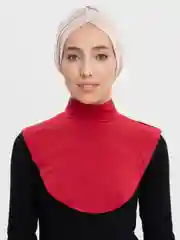 Красный воротник съемный, женский, стойка