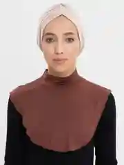 Шоколадный воротник съемный, женский, стойка