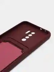 Тёмно-бордовый силиконовый чехол для Xiaomi Redmi 9 (Сяоми редми 9)