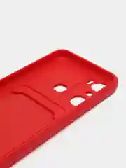 Вишнёвый силиконовый чехол для Infinix Hot 20i (инфиникс хот 20i)