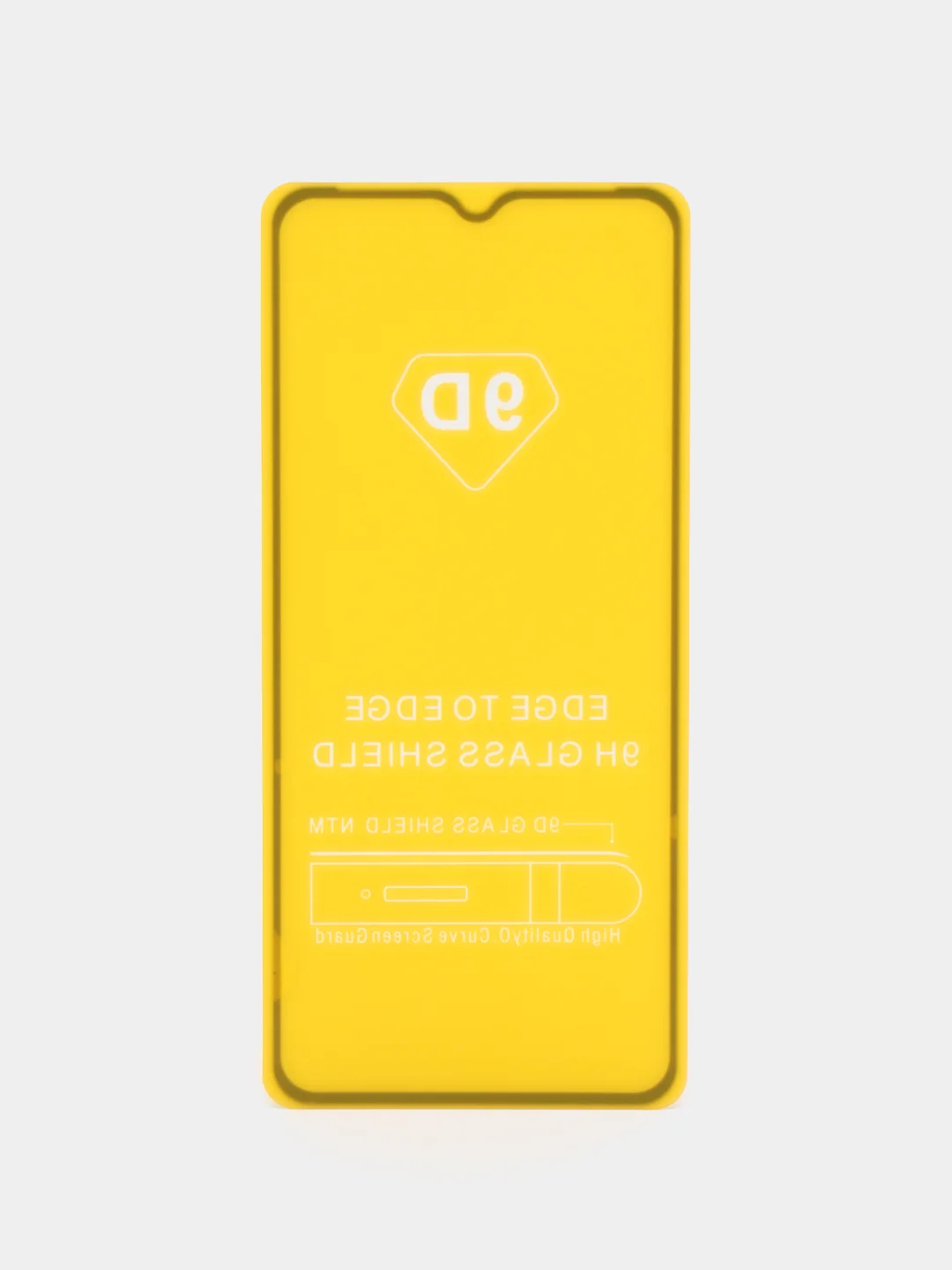 Черный защитное стекло 9D для OPPO A18 / A38 / A17 / A17K (Оппо А18 / А38 / А17 / А17К)