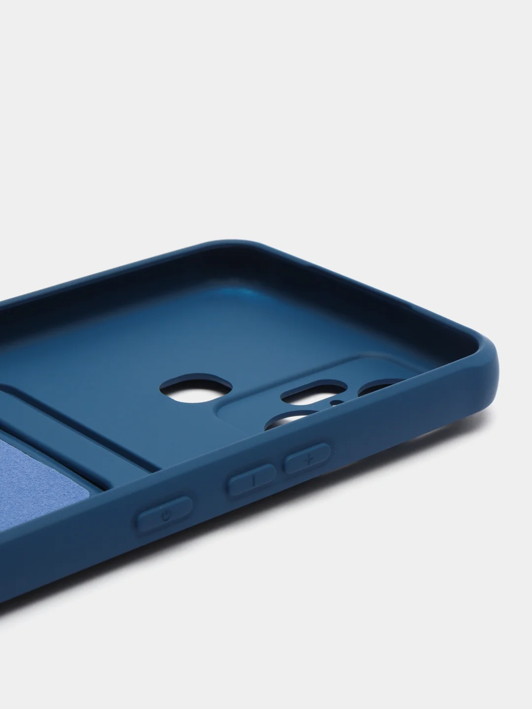 Синий силиконовый чехол для Infinix Smart 6 Plus (Инфиникс смарт 6 плюс)