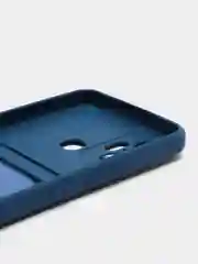 Синий силиконовый чехол для Infinix Smart 6 Plus (Инфиникс смарт 6 плюс)