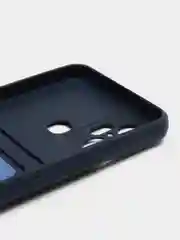 Темно-синий силиконовый чехол для Infinix Smart 6 Plus (Инфиникс смарт 6 плюс)