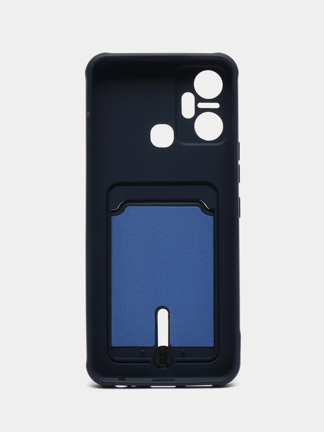Темно-синий силиконовый чехол для Infinix Smart 6 Plus (Инфиникс смарт 6 плюс)