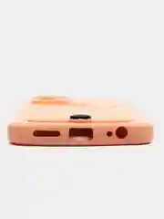 Пудровый силиконовый чехол для Infinix Smart 6 Plus (Инфиникс смарт 6 плюс)