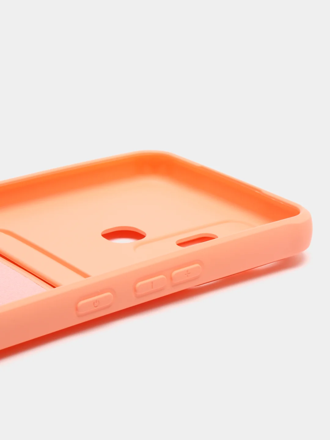 Пастельно-коралловый силиконовый чехол для Infinix Smart 6 Plus (Инфиникс смарт 6 плюс)