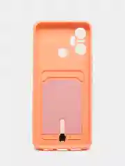 Пастельно-коралловый силиконовый чехол для Infinix Smart 6 Plus (Инфиникс смарт 6 плюс)