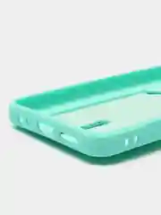 Мятный силиконовый чехол для Infinix Smart 6 Plus (Инфиникс смарт 6 плюс)