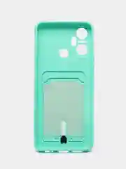 Мятный силиконовый чехол для Infinix Smart 6 Plus (Инфиникс смарт 6 плюс)