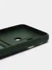 Тёмно-зелёный силиконовый чехол для Infinix Smart 6 Plus (Инфиникс смарт 6 плюс)