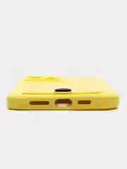 Желтый чехол для iPhone 12 Pro Max силиконовый, Айфон Про Макс