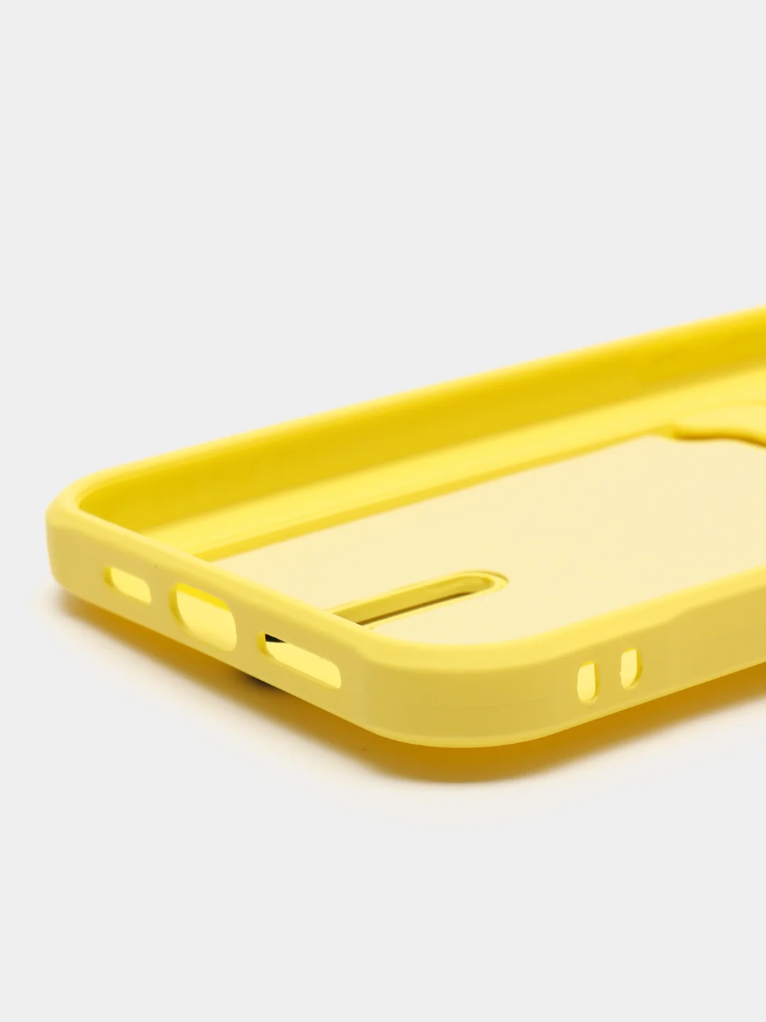 Желтый чехол для iPhone 12 Pro Max силиконовый, Айфон Про Макс