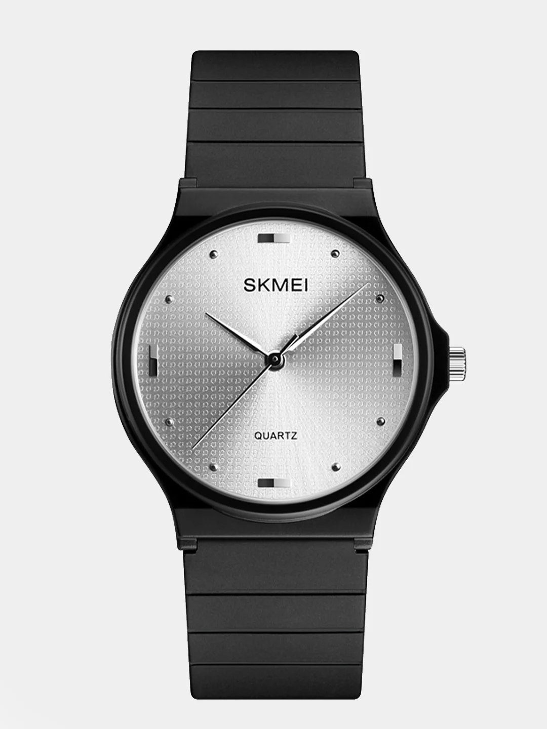 Серебряный мужские и женские наручные часы Skmei 1421 в подарочной упаковке