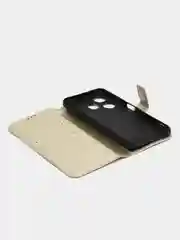 Золотой чехол-книжка с магнитной застежкой для Tecno Spark 10 / 10C (Техно Спарк 10 / 10С)