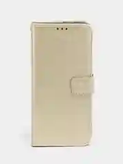 Золотой чехол-книжка с магнитной застежкой для Tecno Spark 10 / 10C (Техно Спарк 10 / 10С)
