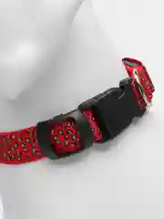Голубой led-ошейник, светящийся ошейник для собак