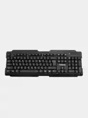 Клавиатура беспроводная Sonnen Kb-5156, Usb, 104 клавиши, 2,4 Ghz, черная, 512654