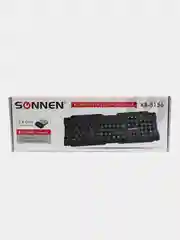 Клавиатура беспроводная Sonnen Kb-5156, Usb, 104 клавиши, 2,4 Ghz, черная, 512654