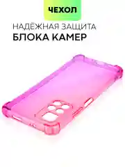 Противоударный чехол BROSCORP для Xiaomi Poco M4 Pro 5G силиконовый с усиленными углами