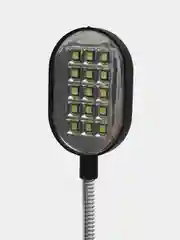 Фонарик гибкий 15 SMD LED, 3xAAA, алюминий, 30 х 4 см
