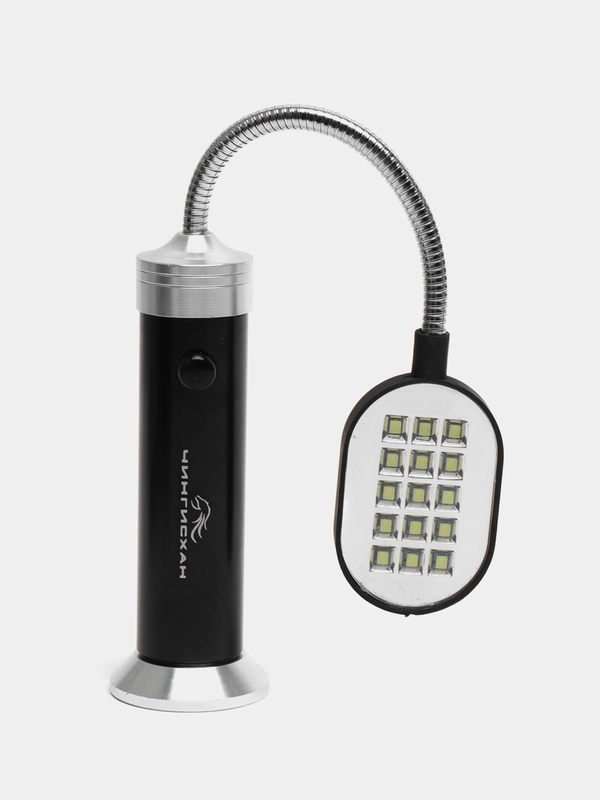 Фонарик гибкий 15 SMD LED, 3xAAA, алюминий, 30 х 4 см