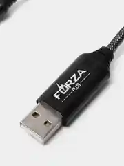 Кабель зарядки USB / Lightening iPhone светящийся усиленный, 1 метр, быстрая зарядка 2,4 А