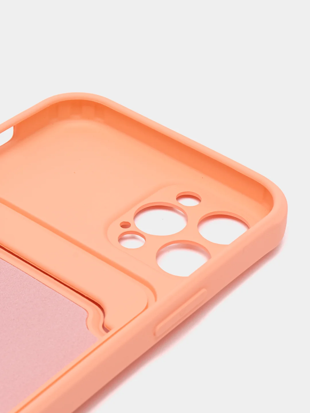 Пастельно-коралловый защитный чехол для iPhone 12 Pro (Айфон 12 Про) силиконовый