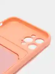 Пастельно-коралловый защитный чехол для iPhone 12 Pro (Айфон 12 Про) силиконовый