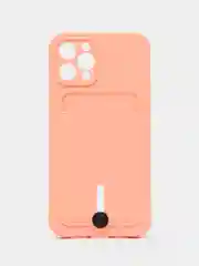 Пастельно-коралловый защитный чехол для iPhone 12 Pro (Айфон 12 Про) силиконовый