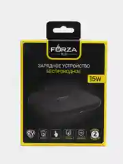 Черный беспроводное зарядное устройство Qi, 15W, пластик