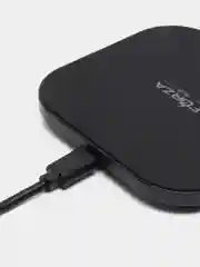 Черный беспроводное зарядное устройство Qi, 15W, пластик