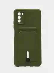 Зелёный хаки силиконовый чехол для Xiaomi POCO M3 (Сяоми Поко М3)