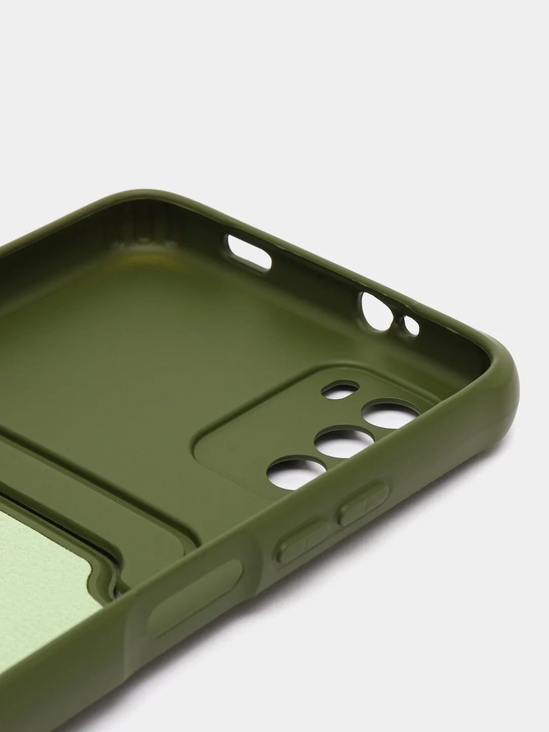 Зелёный хаки силиконовый чехол для Xiaomi POCO M3 (Сяоми Поко М3)