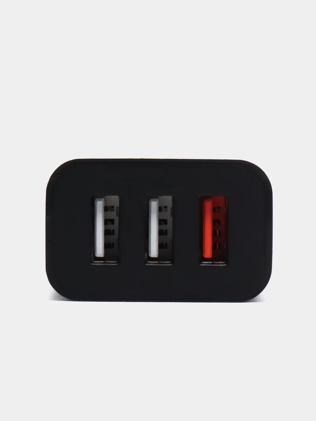 Черный сетевое зарядное устройство Максимум, быстрая зарядка QC3.0, 3xUSB, 3.4А