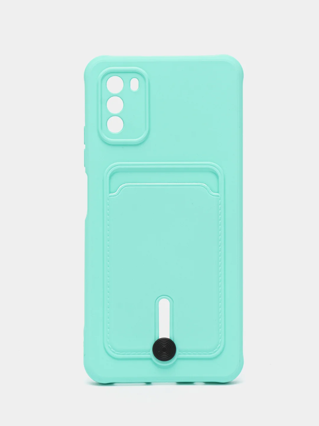 Мятный силиконовый чехол для Xiaomi POCO M3 (Сяоми Поко М3)