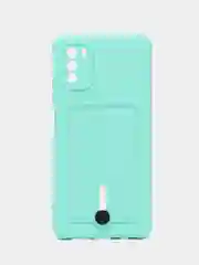 Мятный силиконовый чехол для Xiaomi POCO M3 (Сяоми Поко М3)