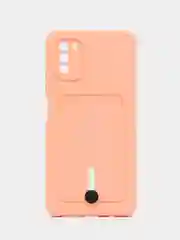 Пудровый силиконовый чехол для Xiaomi POCO M3 (Сяоми Поко М3)