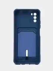 Синий силиконовый чехол для Xiaomi POCO M3 (Сяоми Поко М3)
