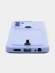 Аметистовый чехол силиконовый для Tecno Spark 8C/Go 2022 (Техно Спарк 8C/Go 2022)