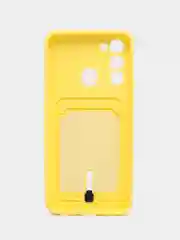Желтый чехол силиконовый для Tecno Spark 8C/Go 2022 (Техно Спарк 8C/Go 2022)