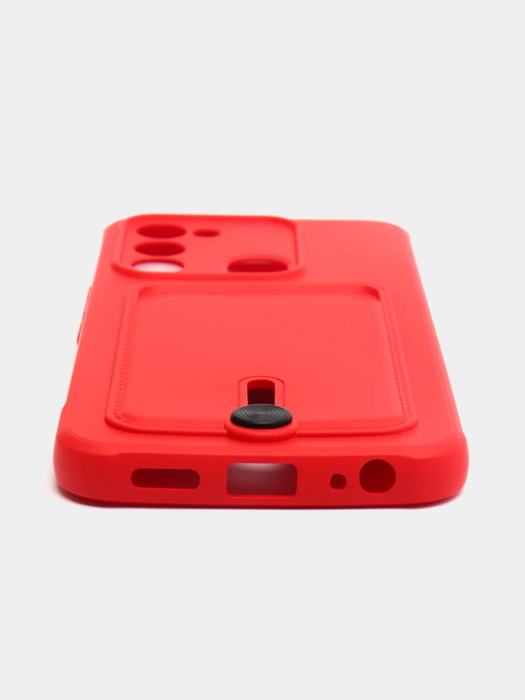 Красный чехол силиконовый для Tecno Spark 8C/Go 2022 (Техно Спарк 8C/Go 2022)