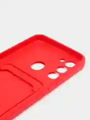 Красный чехол силиконовый для Tecno Spark 8C/Go 2022 (Техно Спарк 8C/Go 2022)