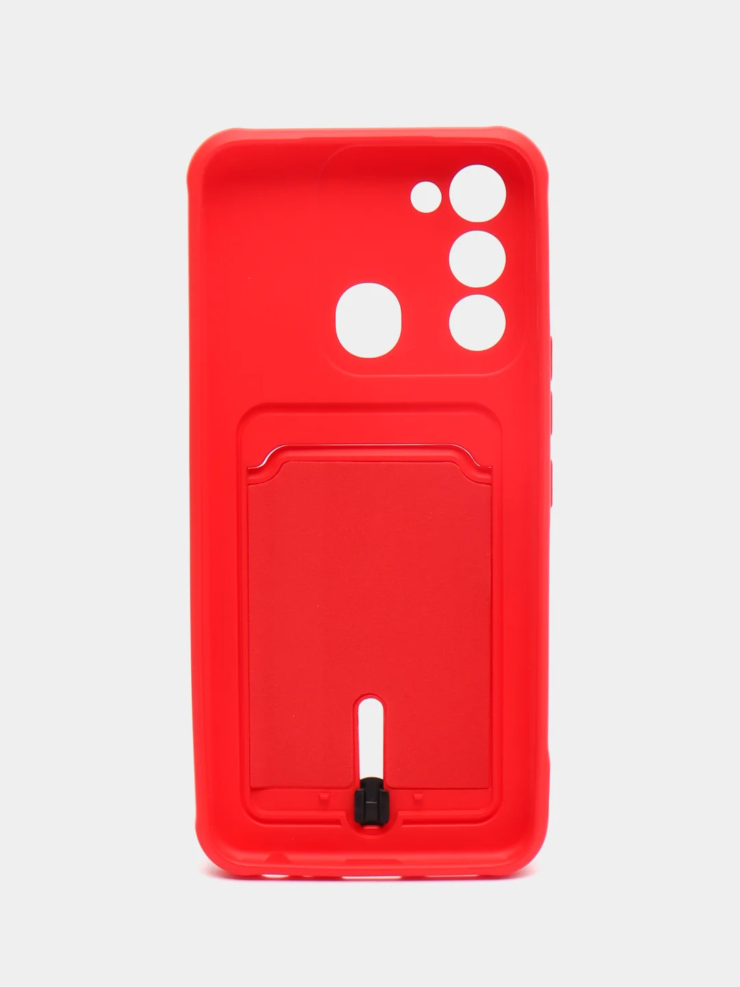 Красный чехол силиконовый для Tecno Spark 8C/Go 2022 (Техно Спарк 8C/Go 2022)