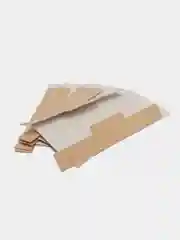 Бежевый коробка складная с лентой, крафт, 5 шт