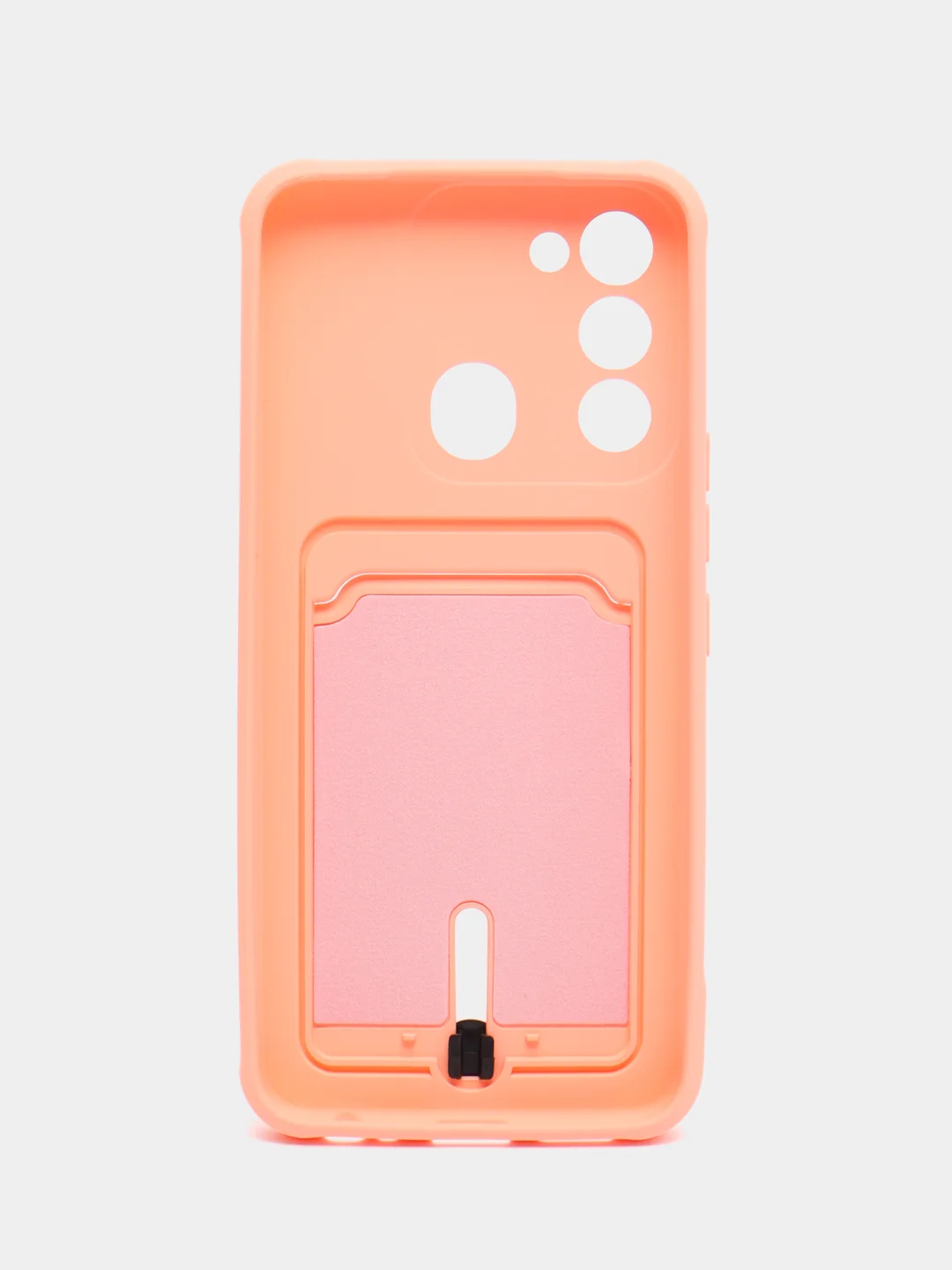 Пастельно-коралловый чехол силиконовый для Tecno Spark 8C/Go 2022 (Техно Спарк 8C/Go 2022)