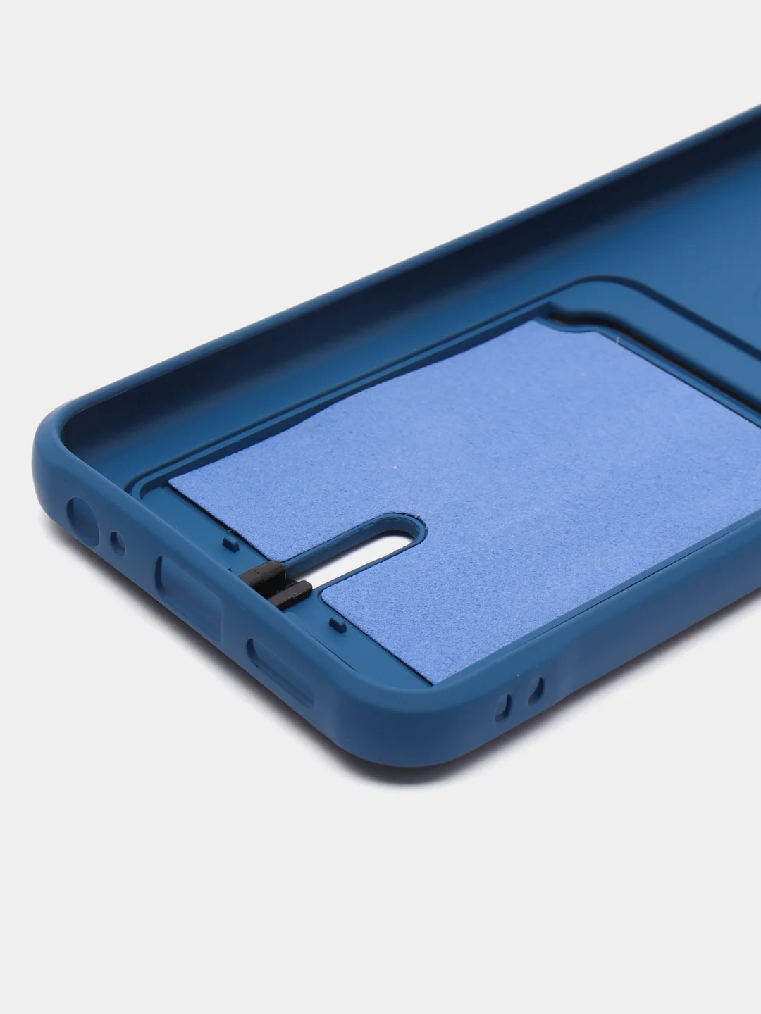 Синий чехол силиконовый для Tecno Spark 8C/Go 2022 (Техно Спарк 8C/Go 2022)