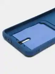 Синий чехол силиконовый для Tecno Spark 8C/Go 2022 (Техно Спарк 8C/Go 2022)